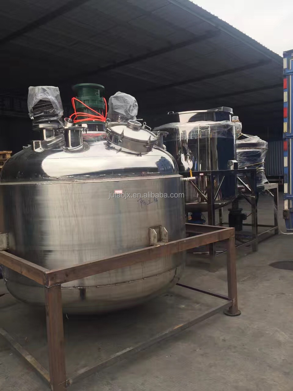 CE Certificated Vacuum Homogenizing mixers Machine for Ice Cream Mixer / yogurt 50L 100L 200L 300L 500L 1000L