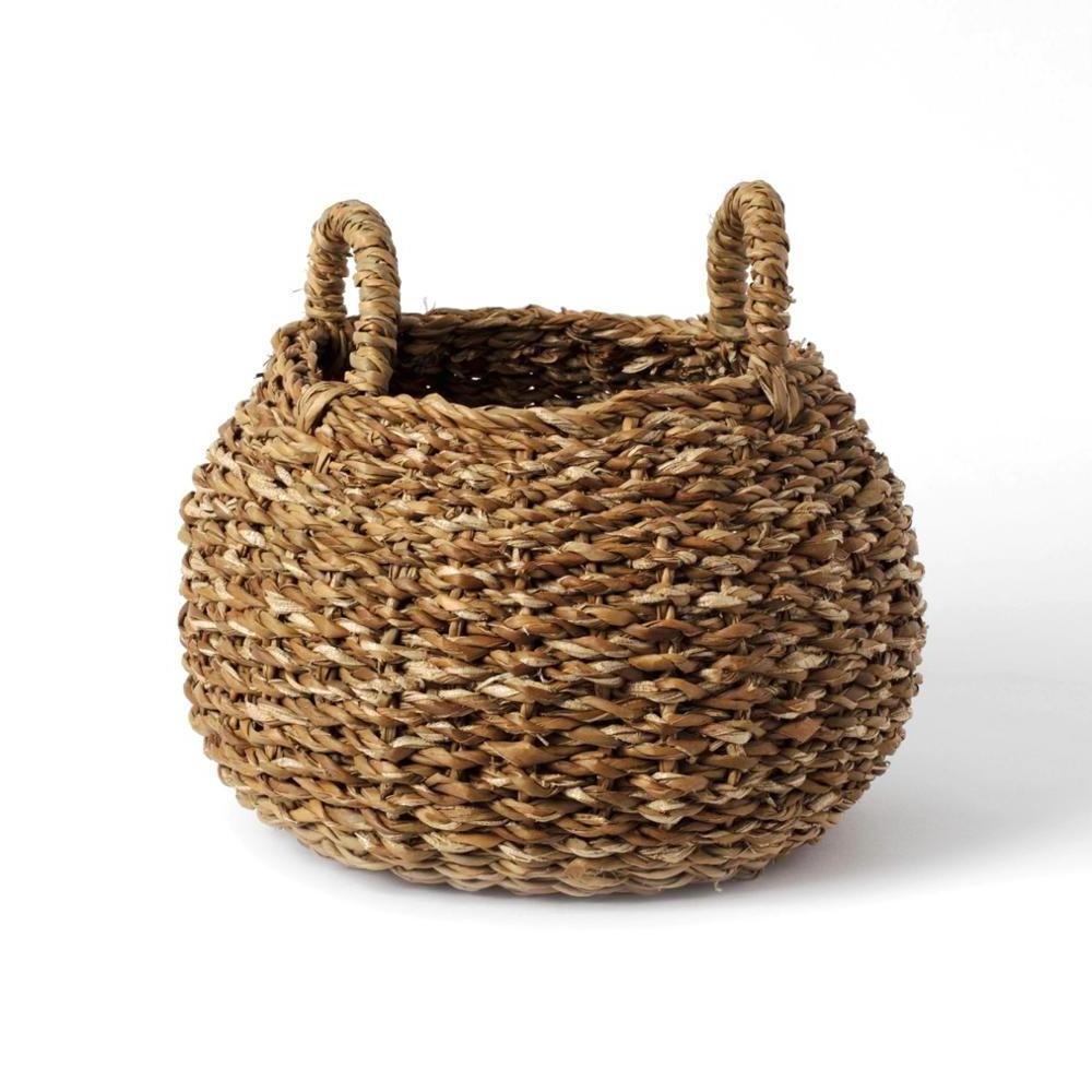 Hot products Multi color Seagrass Hogla Egg Basket Storage Manufacturer of Bangladesh