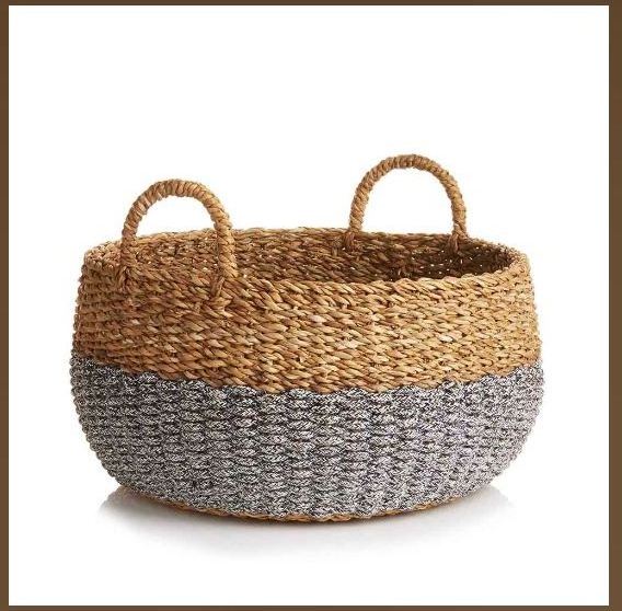 Hot products Multi color Seagrass Hogla Egg Basket Storage Manufacturer of Bangladesh