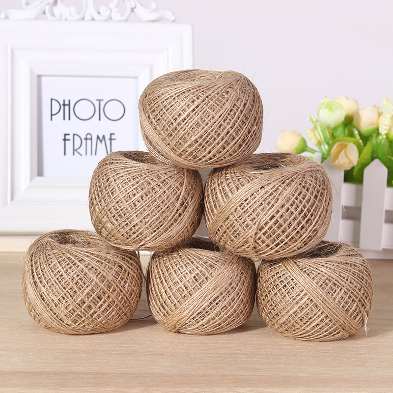 New product recommendation DIY environmental protection photo wall special single-strand hemp rope linen hemp rope