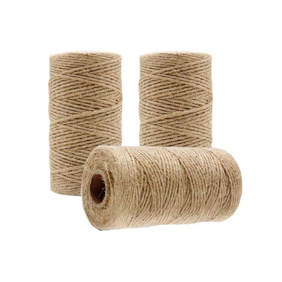 Jute Rope Jute Yarn OEM Anti Wooden Packing CRM Pattern Paper Card Truss Sewing Plastic Color Knitting Feature Hand Eco Material