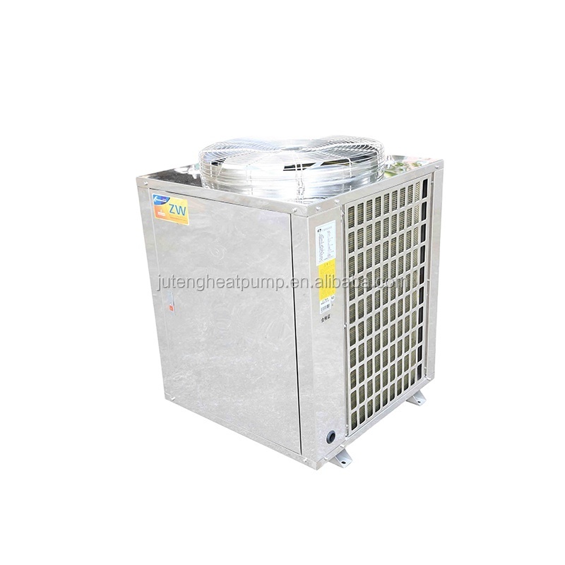 Best selling Low temp -25C EVI Air source vertical Classic Heat pump 10kw Juteng High COP hot water heater and floor heating