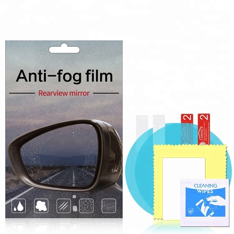 Jutien Existing Small Wholesale Car Universal Anti Fog PET Waterproof Rear View Mirror Protector Clear Transparent Film