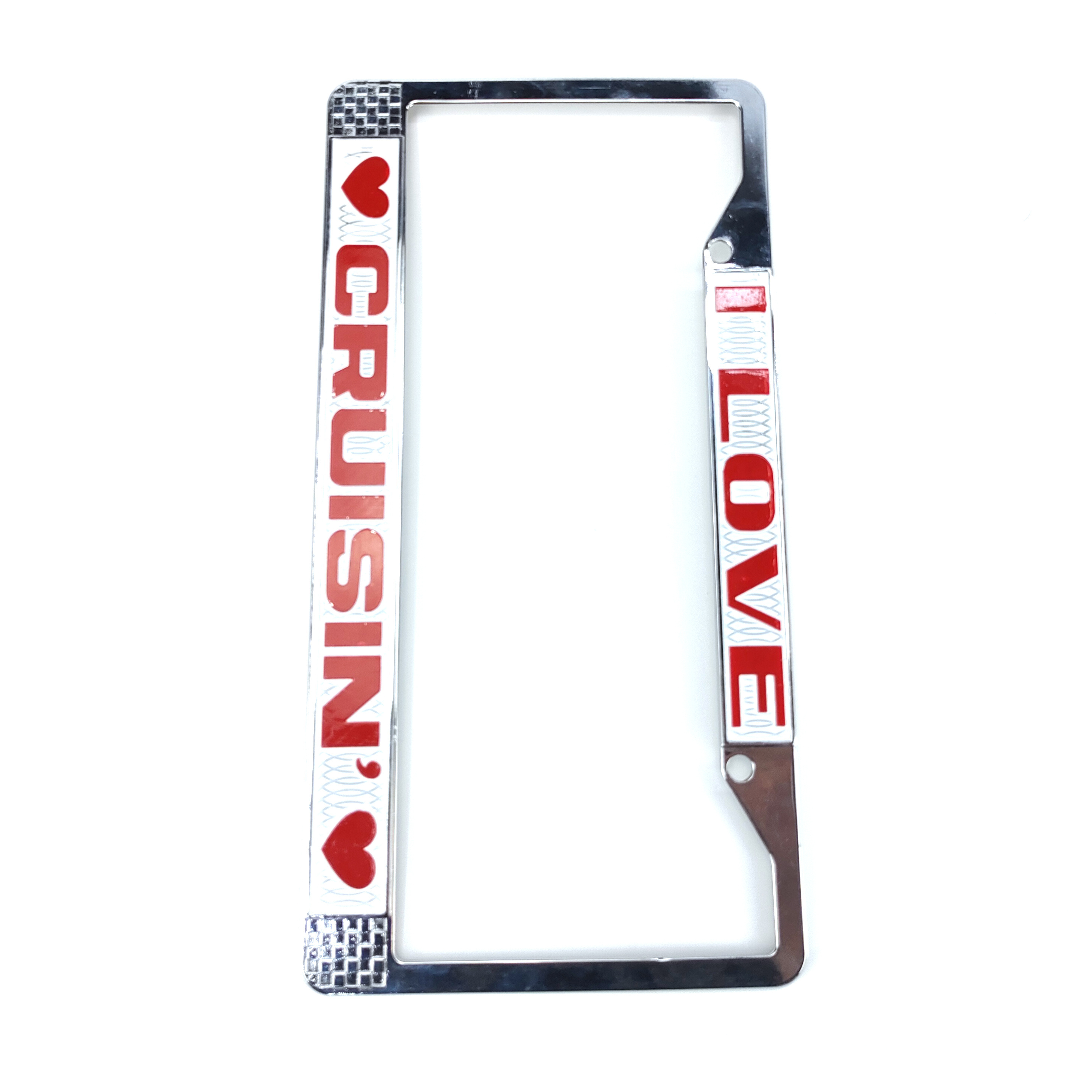 Jutien American Gauge Zinc Alloy License Plate Frame Canadian License Plate Frame Modified License Plate Frame