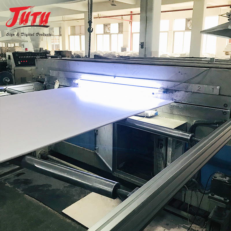 JUTU Factory Price fomex 3mm 5mm thickness 4x8 feet sintra board pvc foam 1.22*2.44M forex sheet