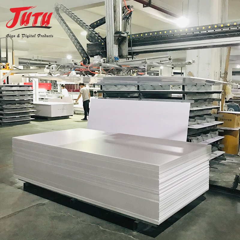 JUTU Factory Price 3mm 5mm White Waterproof Co Extrusion Foam PVC Celuka Sheet PVC Foam Expanded Board