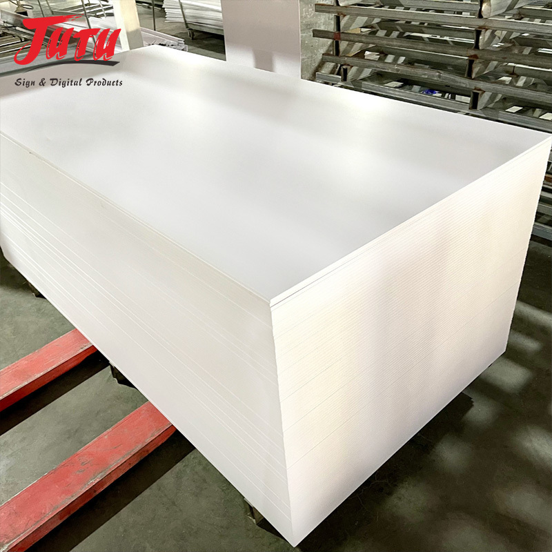 White 1.22x2.44m rigid plastic PVC foam sheet 18mm high density PVC foam board factory