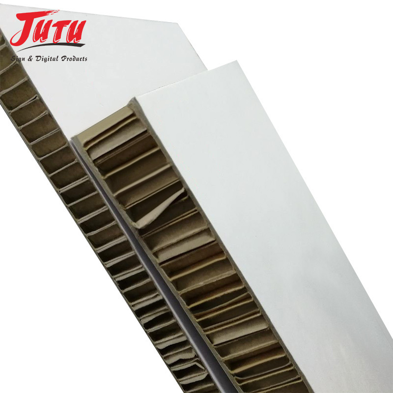 Jutu high quality kraft corrugated honeycomb paper sandwich board for display stand