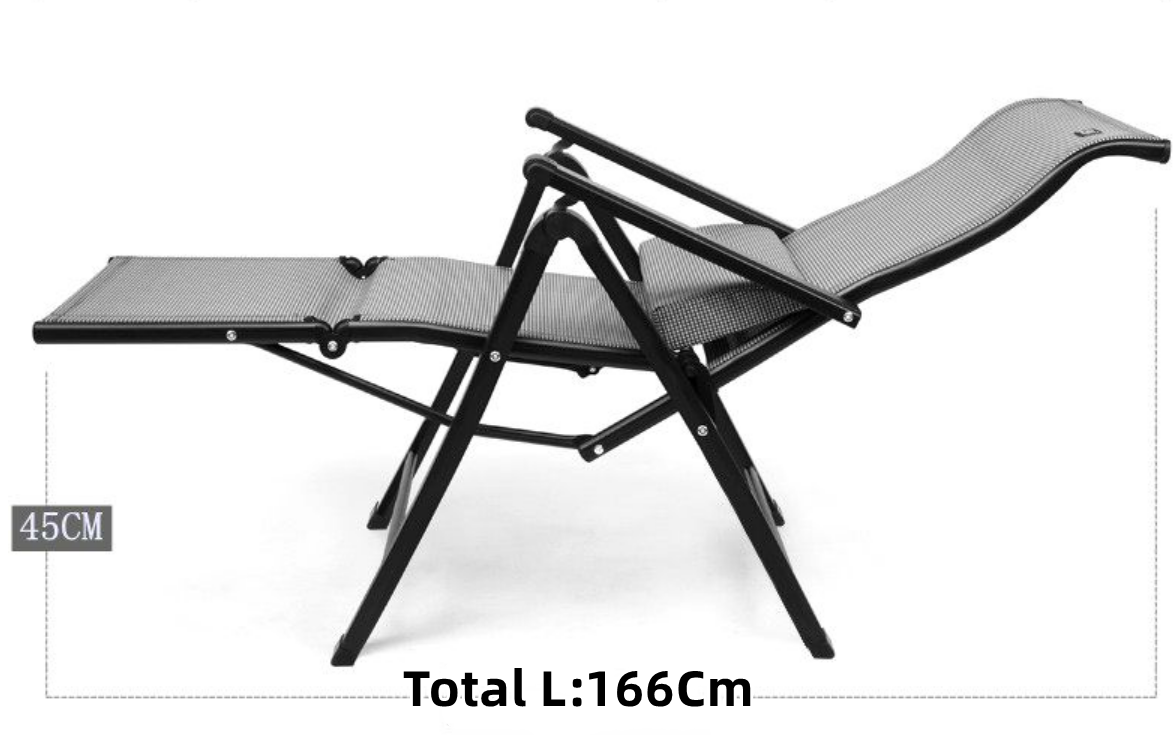 Portable folding Metal sleep chair comfortable Folding Relax camping Chairs living room chairs