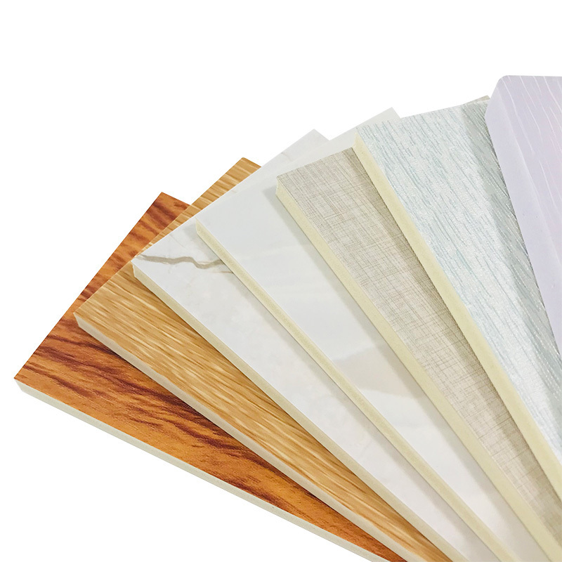 PVC Foam Board PVC foam sheets laminated PVC wall panel for cabinets furniture construction