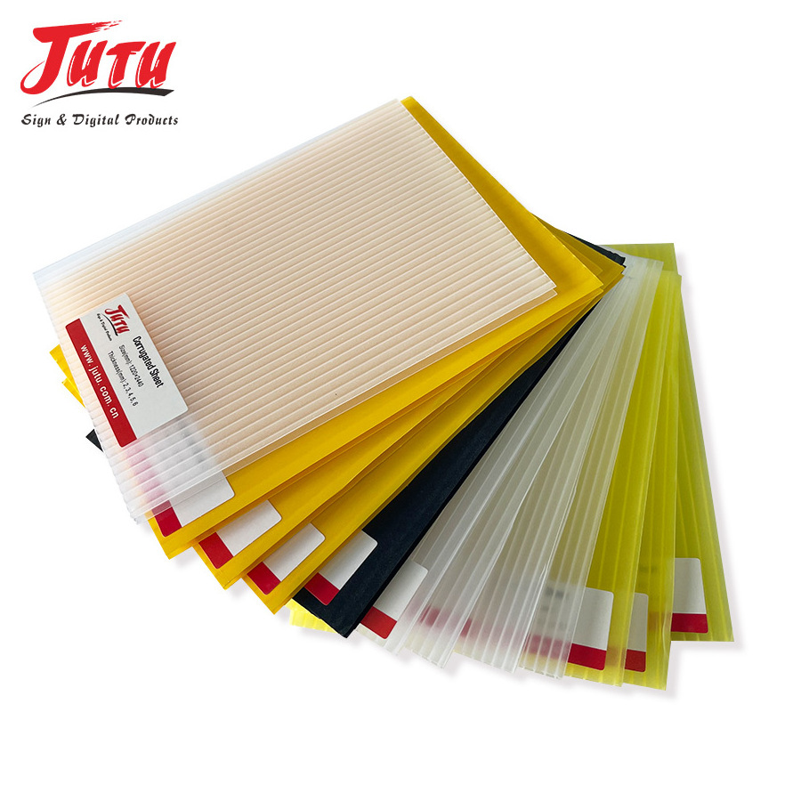 Eco Friendly Waterproof PP Hollow Corflute Corrugated Sheet Plastic Coroplast Sheet