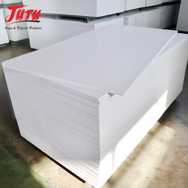 JUTU factory celuka 4x8 white pvc foam core expanded white pvc trim board