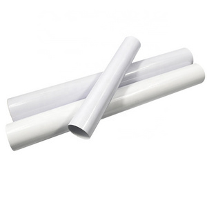 Manufacturer PVC vinyl white clear printable 1.22*50m self adhesive vinyl roll with removable glue