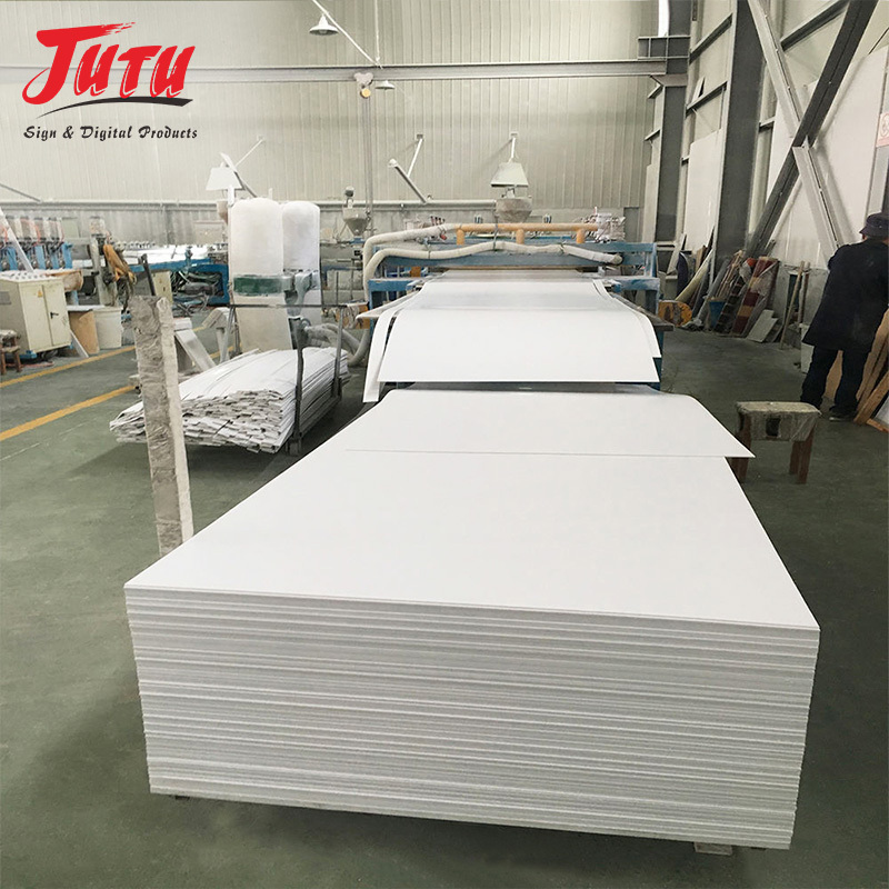 1mm 2mm 4x8ft White Printable Waterproof PVC Foam Board for UV Printing