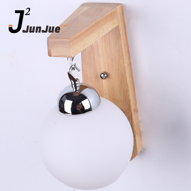 european style design modern round glass ball pendant lamp moon light wall lamps down decorative home bedside stair gold lights