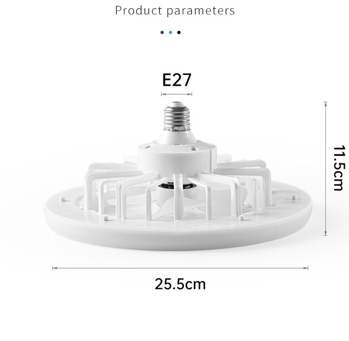 Ceiling remote control fan with lamp light bulb e27 led for room summer cooling 360 degree rotation blade  ac85-265v