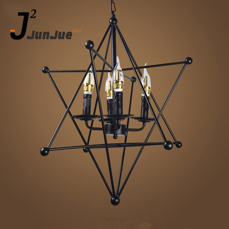 Wholesale Industrial Style Matte Black Iron Pendant Light/Vintage Iron Lighting Fixtures