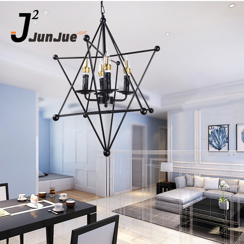 Wholesale Industrial Style Matte Black Iron Pendant Light/Vintage Iron Lighting Fixtures