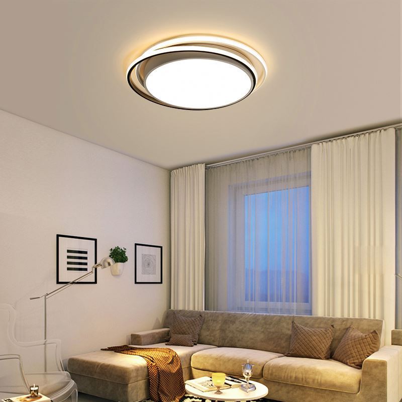 Nordic modern simple decorative adjustable office dimmable led ceiling light fixture for living room restaurant bedroom