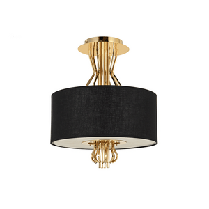 Residential Contemporary black lighting luxury hotel led living room nordic vintage ceiling light modern chandelier Indoor