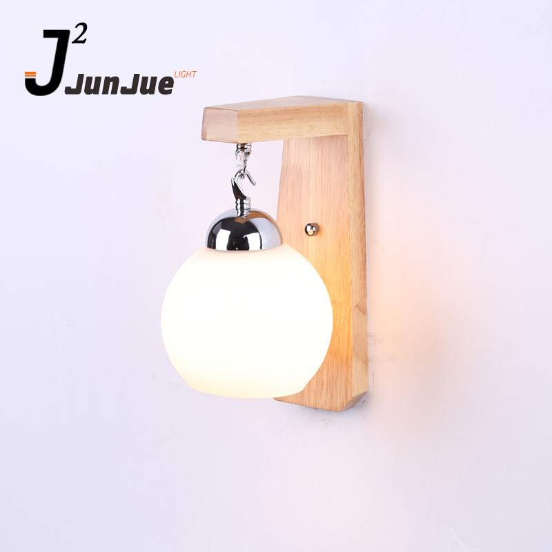 european style design modern round glass ball pendant lamp moon light wall lamps down decorative home bedside stair gold lights