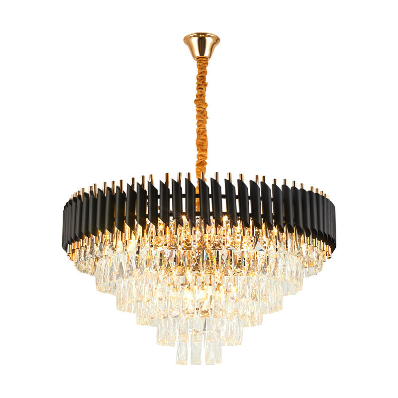 french style hardware indoor lighting crystal luxurious pendant light design crystal chandelier modern for living room