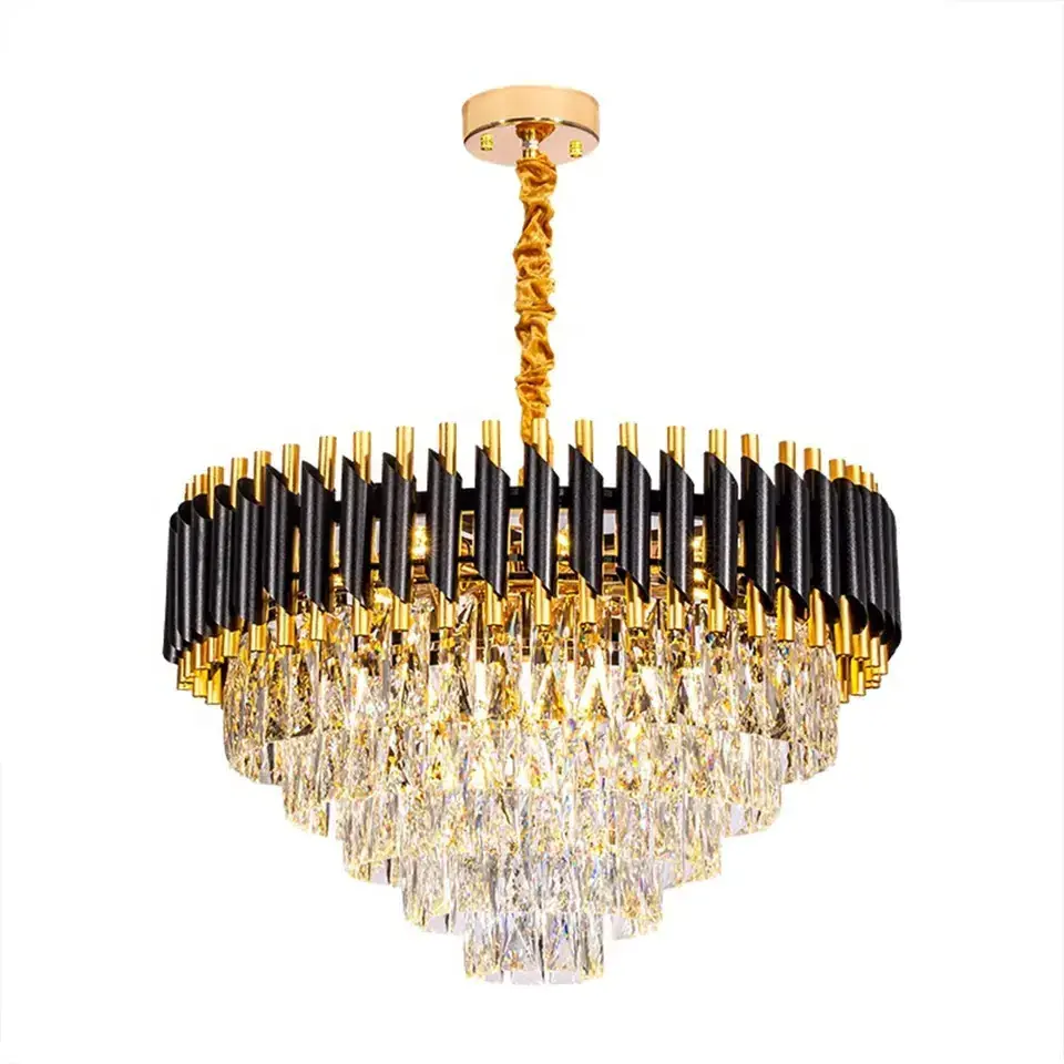 Modern Living Room Crystal Chandelier Hanging LED Pendant Lamp Light Ceiling for Office Dinning Room Chandeliers Pendant Lights