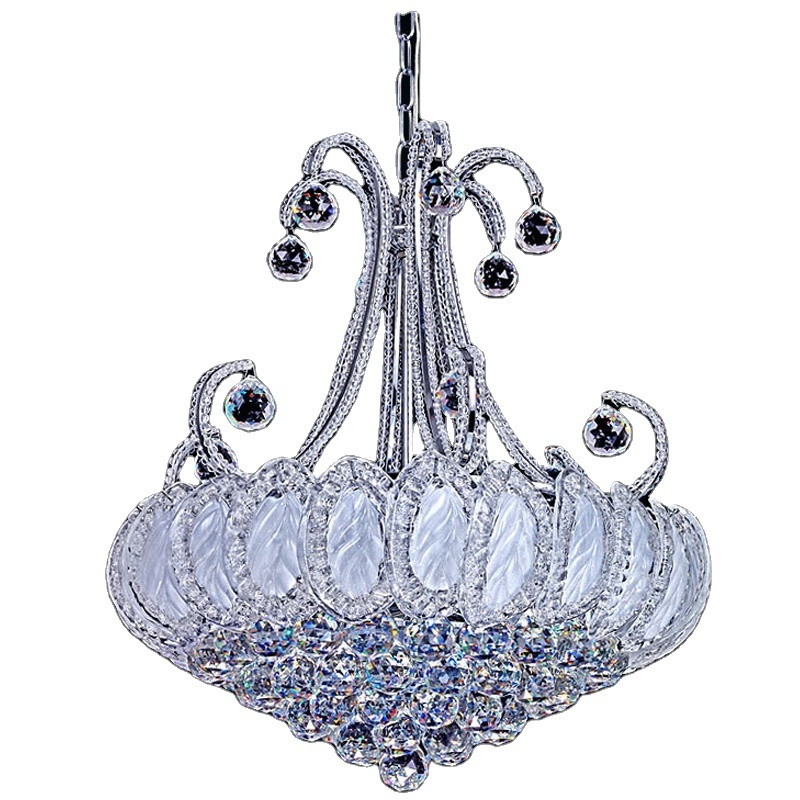 modern center light luxury large crystal chandelier high ceiling exotic lighting hotel engineering for house decoration