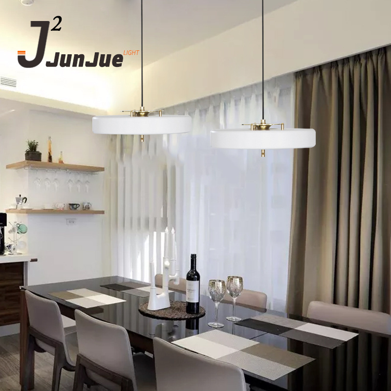 Modern Danish European decorative Revolve hanging led pendant lamp luminaire lighting fixture for dining kitchen hotel