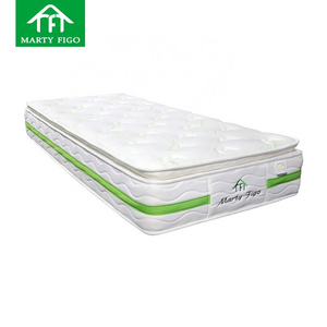 Sweet night mattress fabric Breathable 3 Zone Pocket Spring Foam Bamboo Mattress Latex Wholesale Queen Size Soft