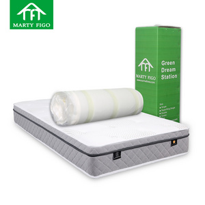 Factory custom euro hot selling breathable soft memory foam pocket spring king size mattress in box hybrid latex foam mattress