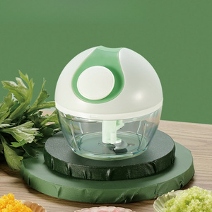 Mini Handheld Manual Vegetable Chopper Food Rope Chopper Multi functional Kitchen Vegetable Chopper