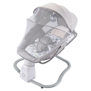 Adjustable Remote Control Baby Comfort Chair Electric Swing With Mosquito Net For Comfortable Sleep Baby Rocking Chair