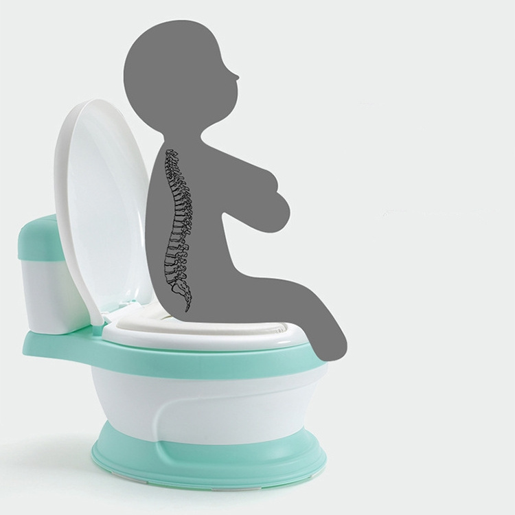 Baby Toilet Flip Design With Detachable Structure To Protect The Spine And Prevent Splashing Urine Portable Toilet Training