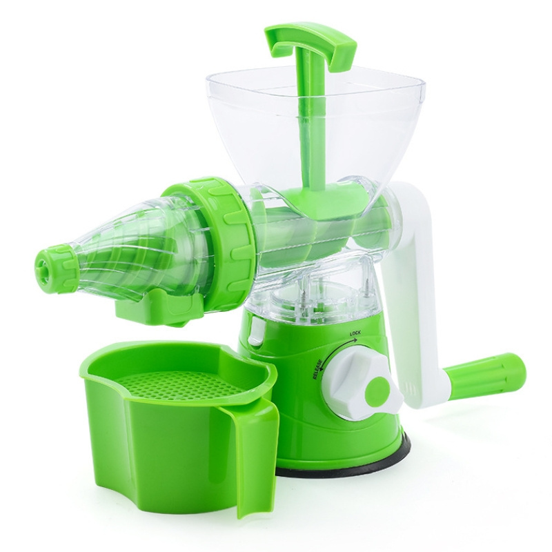 Multi Functional Manual Rotary Juicer Household Kitchen Manual Pulp Separation Juicer Small Portable Food Processor