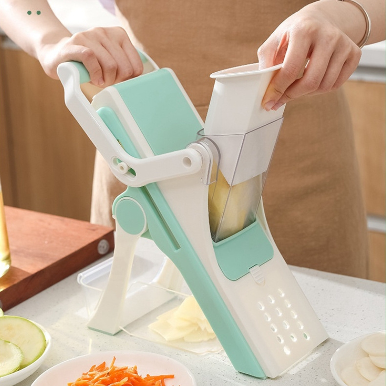 Multifunctional Vegetable Cutter 5-In-1 Slicer For Hand Protection Potato Shreds Household Kitchen Shredder