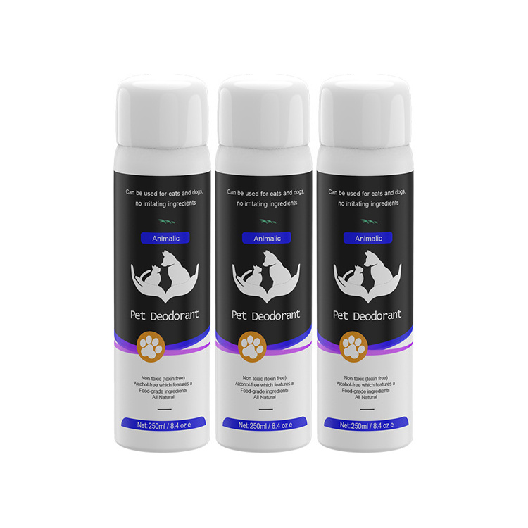 250ml pet cleaning odor eliminator dog body spray