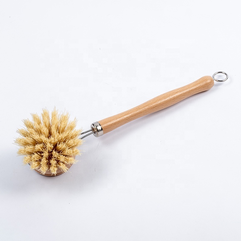 Factory Natural Eco Sisal Wooden Dish Brush Dish Washing Brush Dish Cleaning Brush