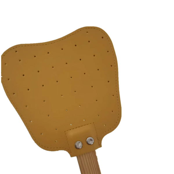 Factory Directly Hardwood Thick Leather Fly Swatter