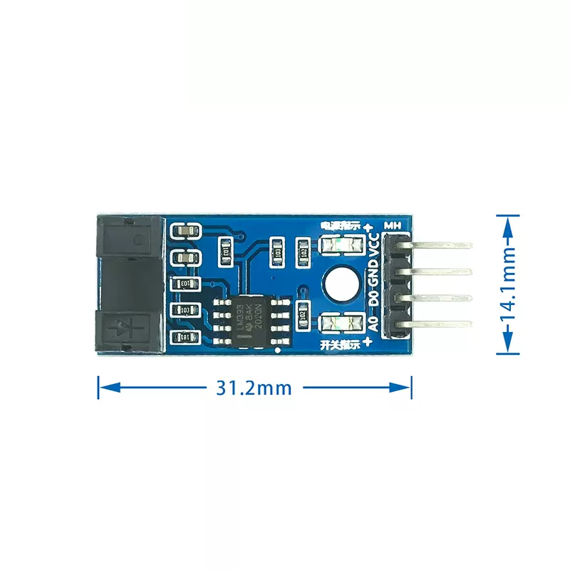 Speed Sensor Counter Motor Test Slot Optocoupler Module