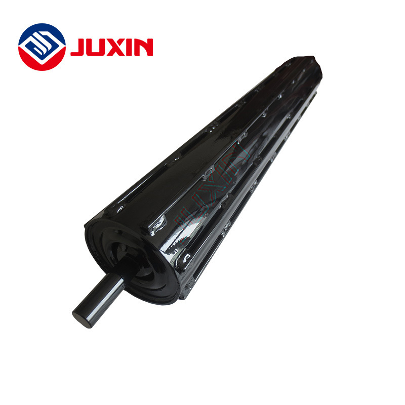 Belt conveyor steel spiral return roller for cement coal power plant