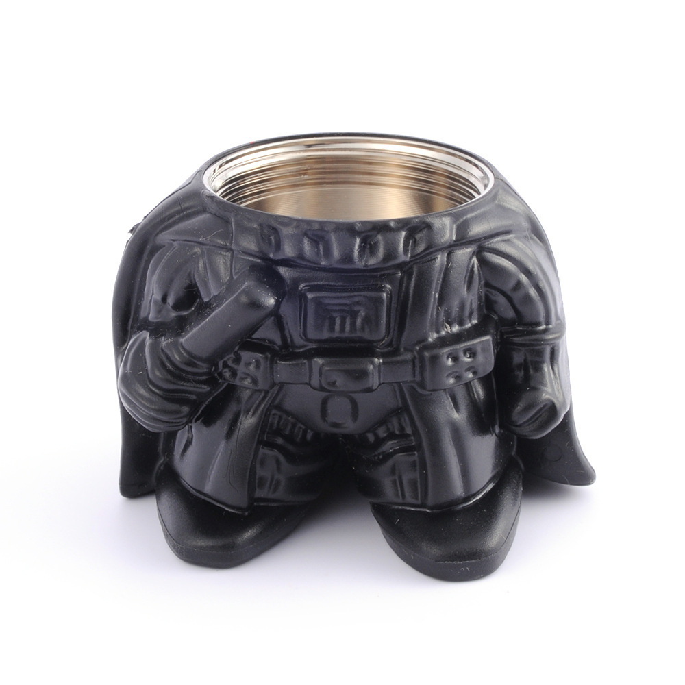 Newest Wars Star Black Warrior Darth Vader Metal Herb Grinder for Smoking Accessories