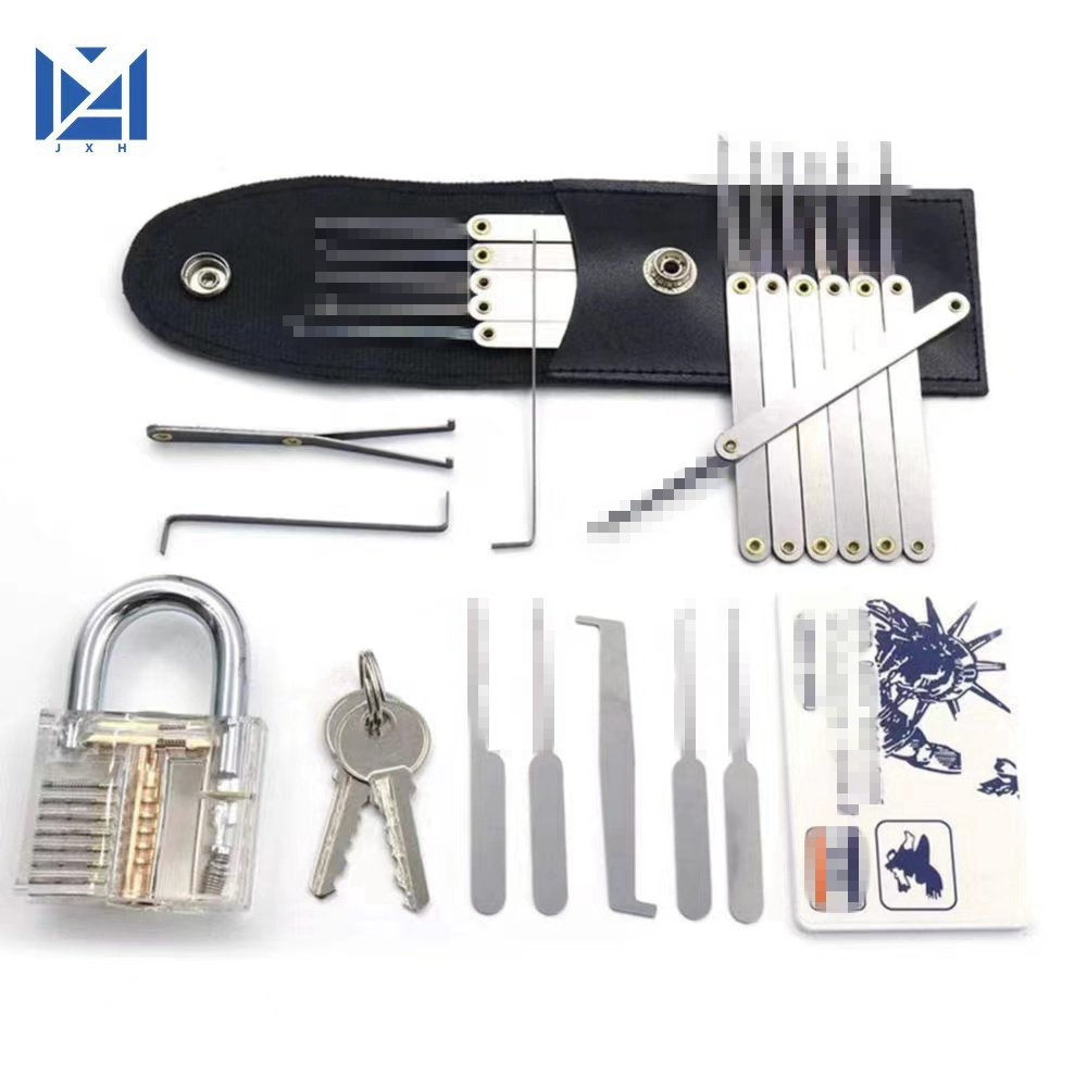 factory outlet wholesale locksmith transparent lock picking set lock pick set lockpicking tools lock pick set