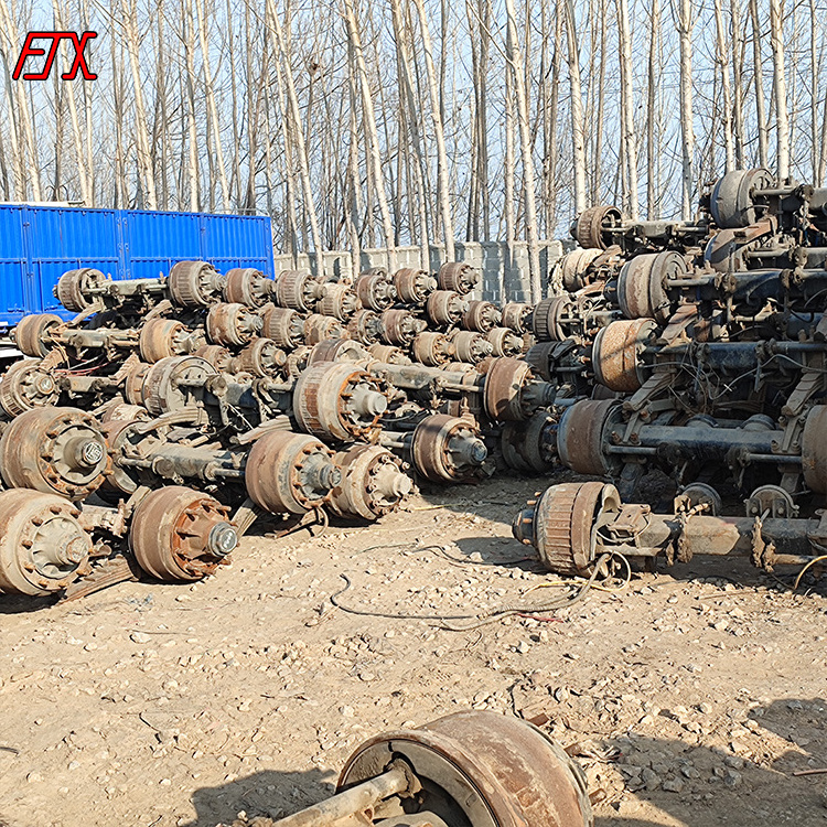 Juxin Semi trailer Used Truck Axle Quality Assurance Used Fuwa Axle