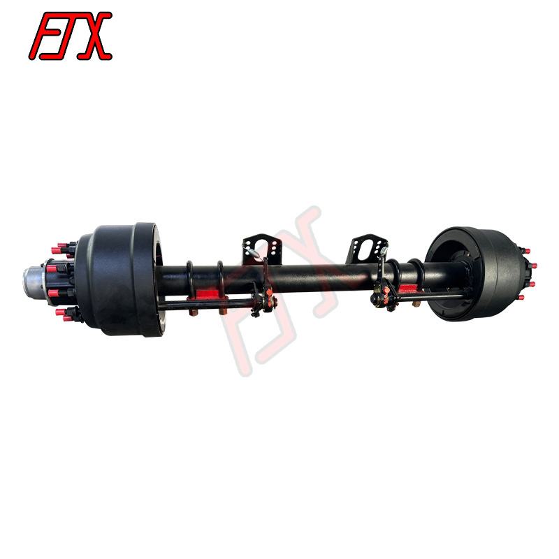 Oil lubrication and grease lubrication axle American trailer axle without maintenance with ABS