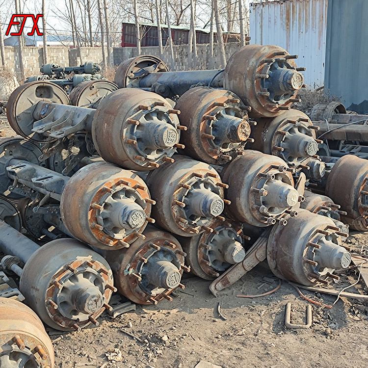 Juxin Semi trailer Used Truck Axle Quality Assurance Used Fuwa Axle