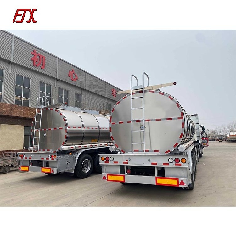 3 Axles 30000L 40000L fuel tanker truck trailer 30cbm Aluminum Fuel Oil diesel Tanker Trailer stainless oil tanker or sale