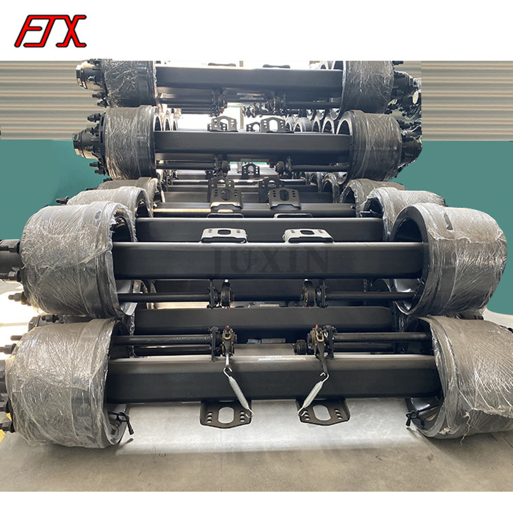 13/16/20 Tons Strong Overload Capacity Trailer Axle Square Tube 1840mm American Type Semi Trailer Axle