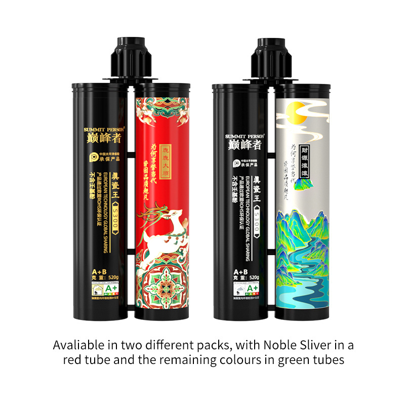 Gap Filler Epoxy Resin Oem/odm Moldproof 25 Colors Construction Luxury UV Resin Kit Double Components Adhesives 12 Months 400ml Flat Back