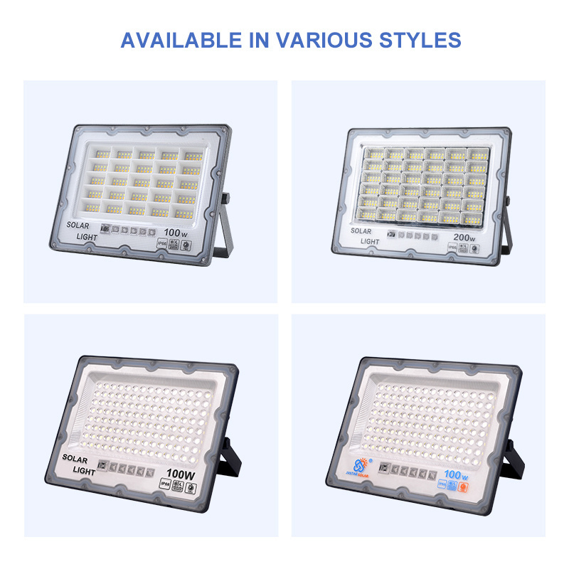 New arrival easy installation portable solar rechargeable flood light with panal